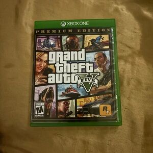 Grand Theft Auto V Premium Edition for Xbox One - Green Case